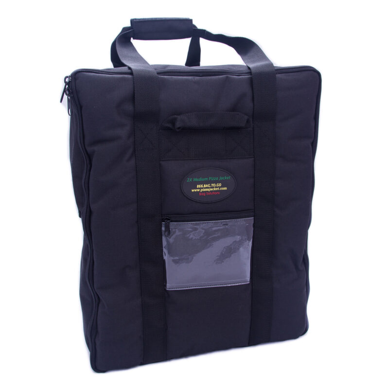 Double-capacity medium pizza bag