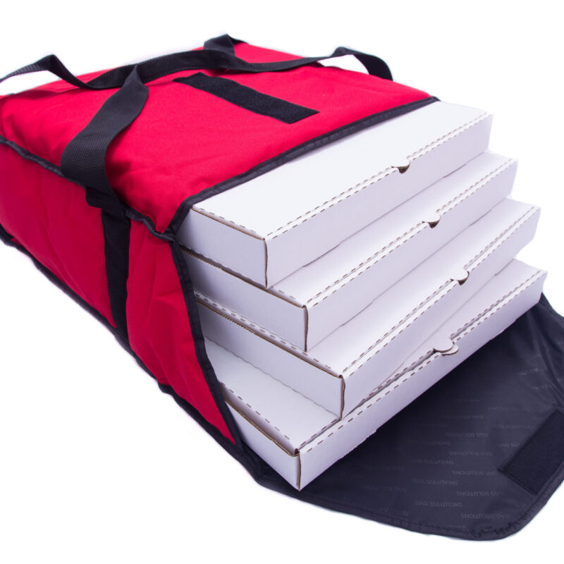 Small red pizza sleeve