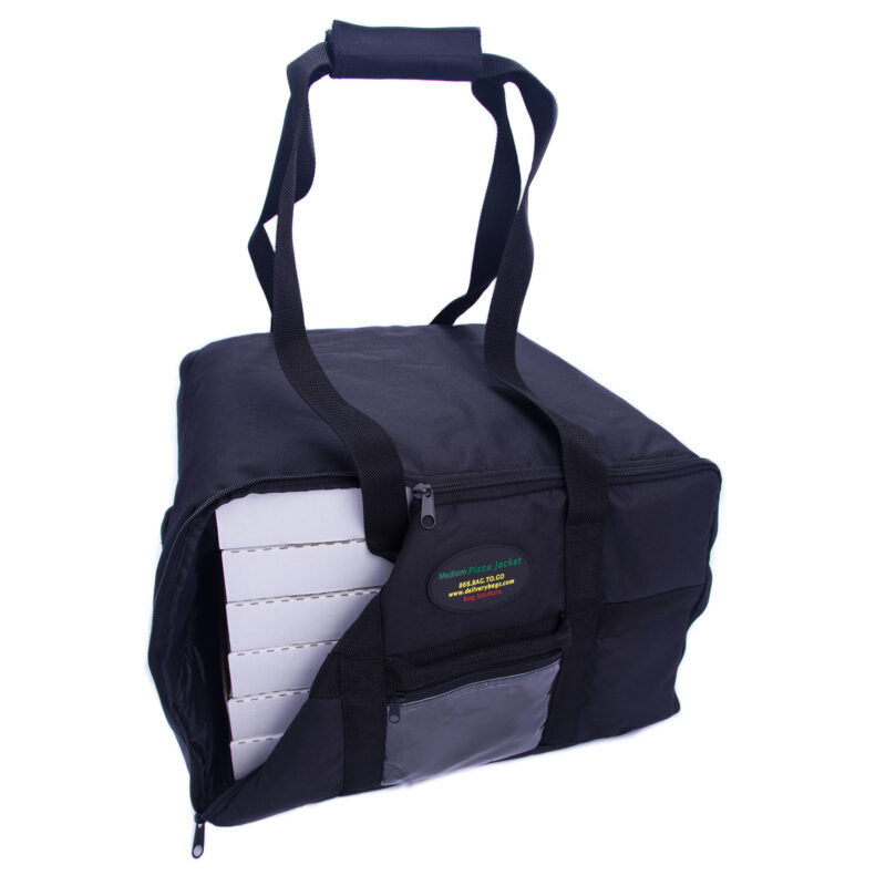 Medium pizza bag holding 6 pizzas