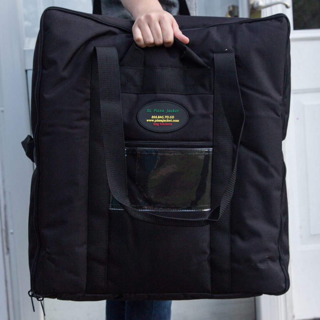Extra large pizza delivery bag