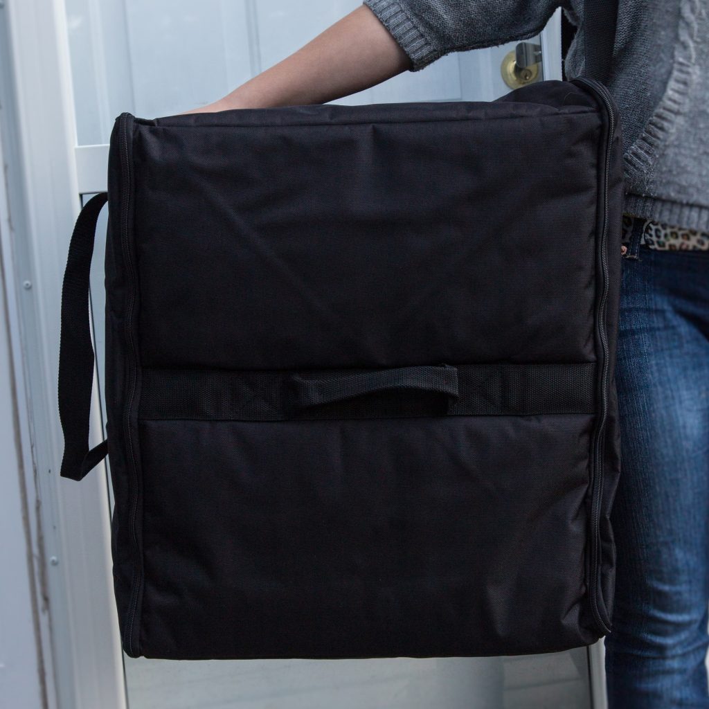 Extra large pizza delivery bag